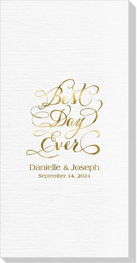 Whimsy Best Day Ever Deville Guest Towels